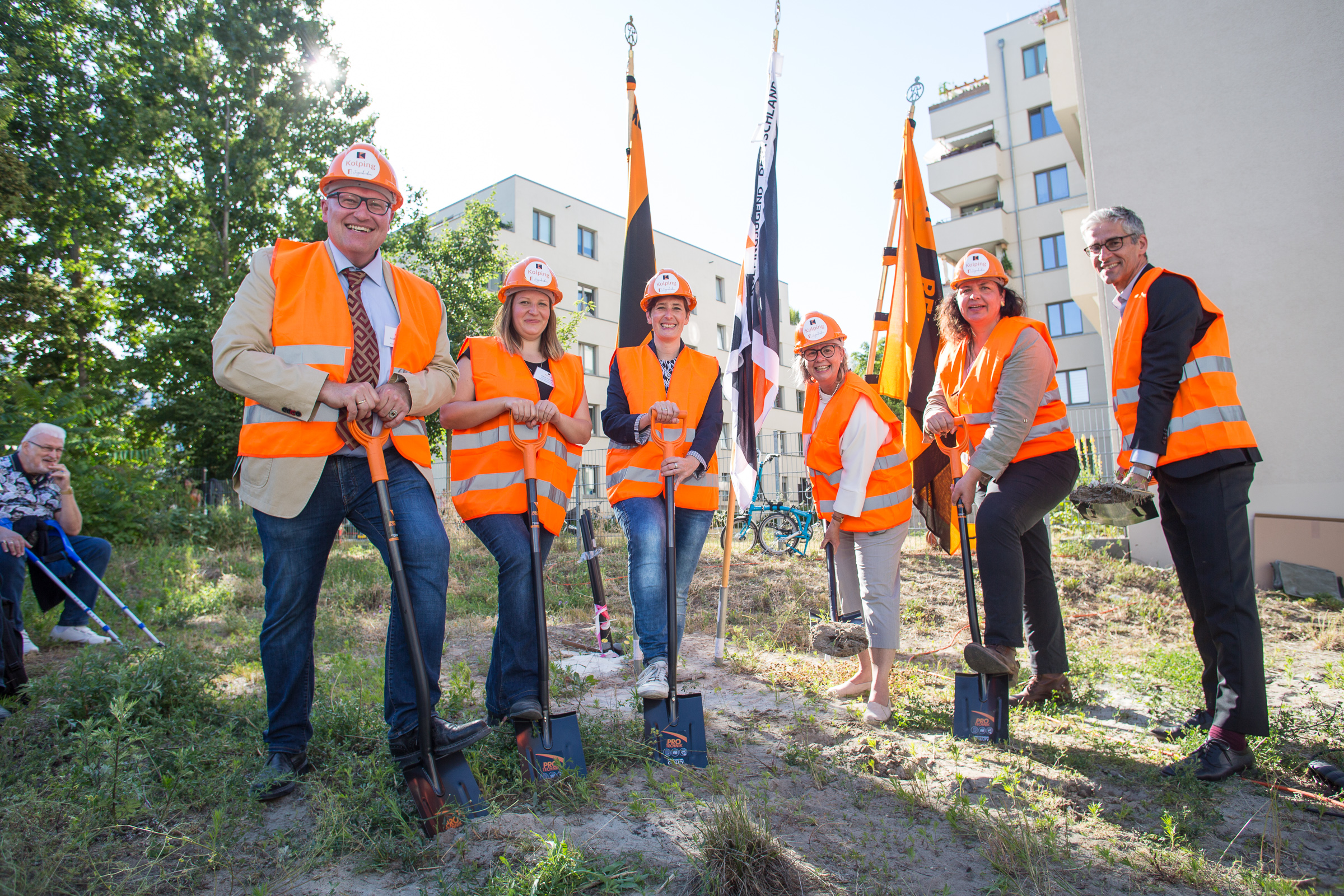 Kolping Jugendwohnen Neubau Berlin-Mitte erster Spatenstich