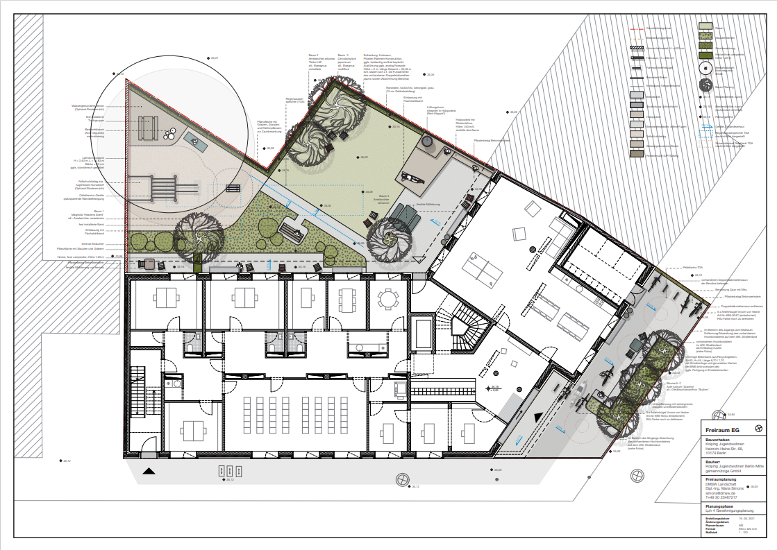 Planung Berlin Mitte Erdgeschoss